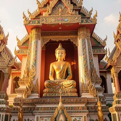 Thai Buddhist Sacred Statue